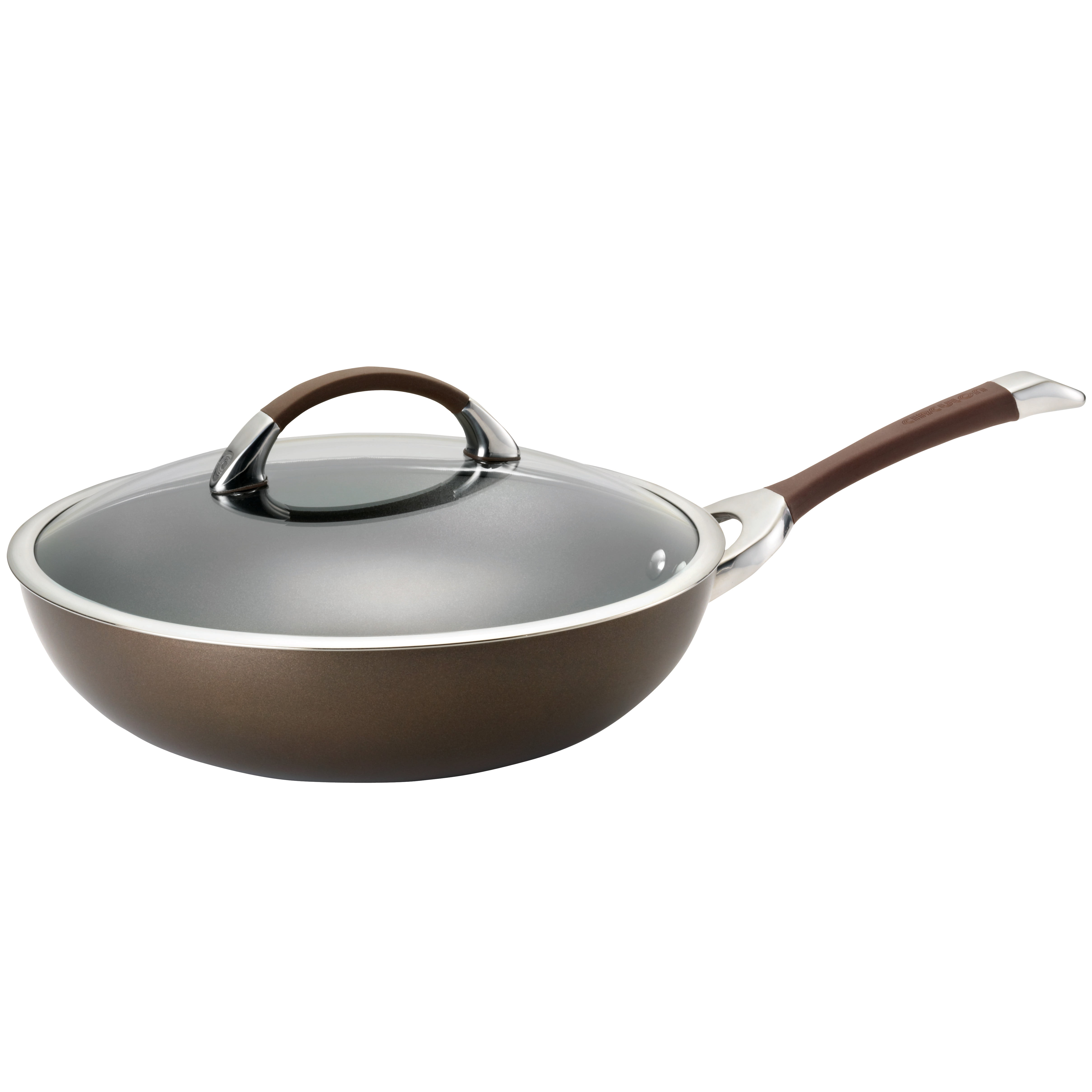 

Circulon Symmetry Hard-Anodized Nonstick Essential Pan with Lid 12-Inch Chocolate