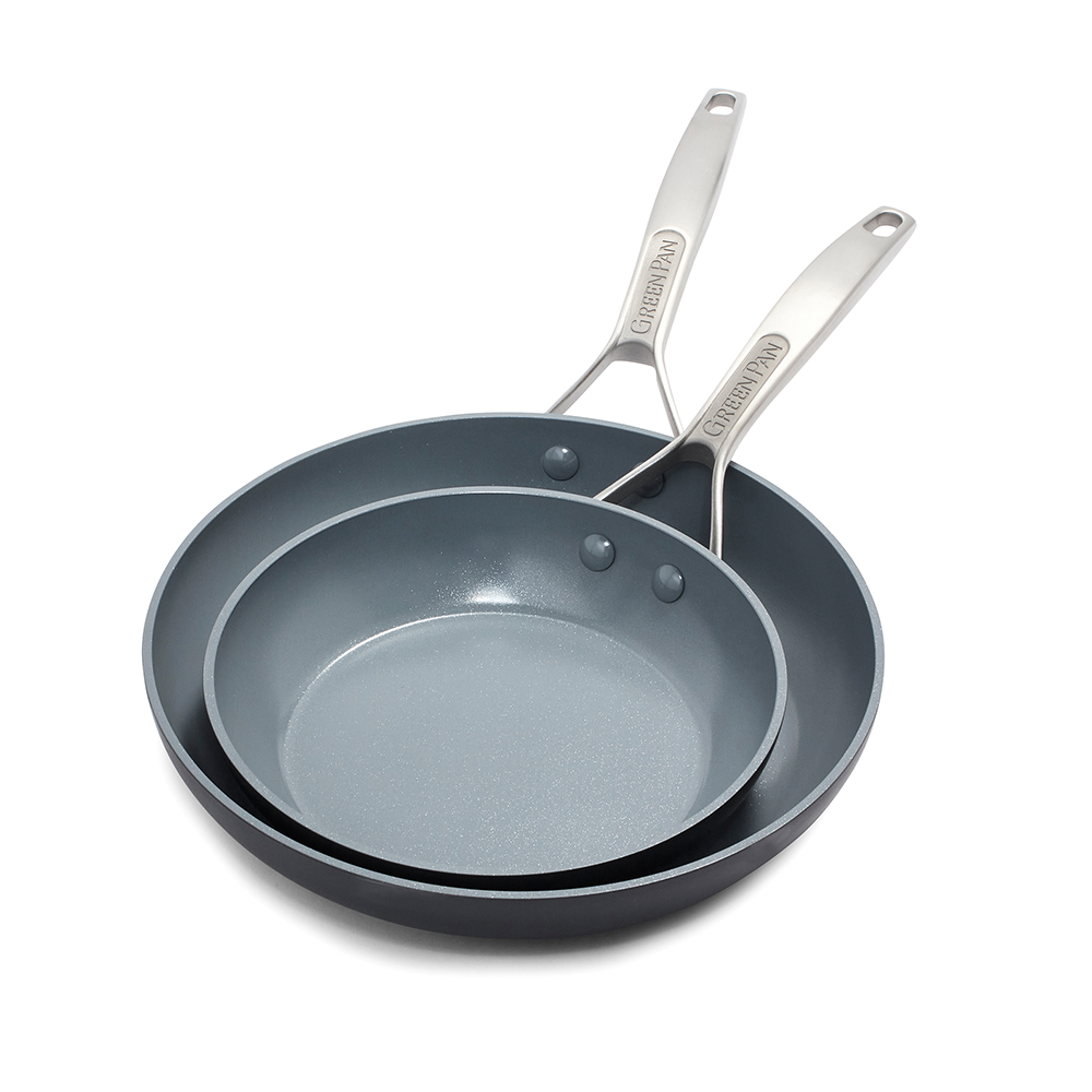 GreenPan Paris Pro Ceramic Non-Stick 2 Piece 8 Inch and 10 Inch Frypan Set-image-838509785