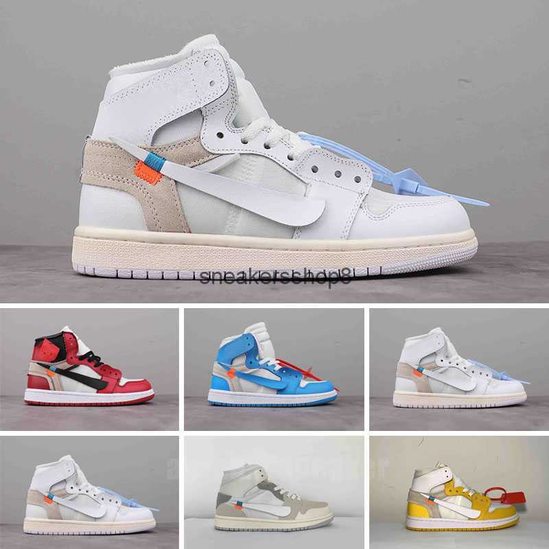 

Jumpman Basketball shoes OG High 1S UNC Patent Leather Hyper Royal Mocha Homage Blue Sport Designer Sneakers Trainers 36-45, Color 1