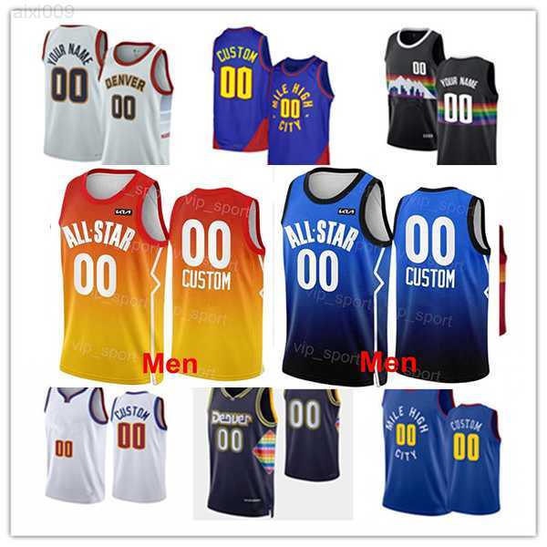 

2023 All-Star Mens Womens Youth Denver''Nuggets''Custom Nikola 15 Jokic''15 Jamal 27 Murray 50 Aaron Gordon 1 Michael Porter Jr. 11 Bruce Brown Basketball Jerseys, Colour