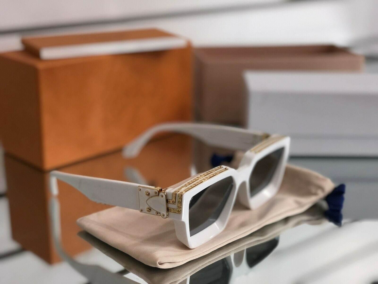 

Hot sell Luxury MILLIONAIRE M96006WN Sunglasses full frame Vintage designer sunglasses for men Shiny Gold Logo Gold plated Top L96006