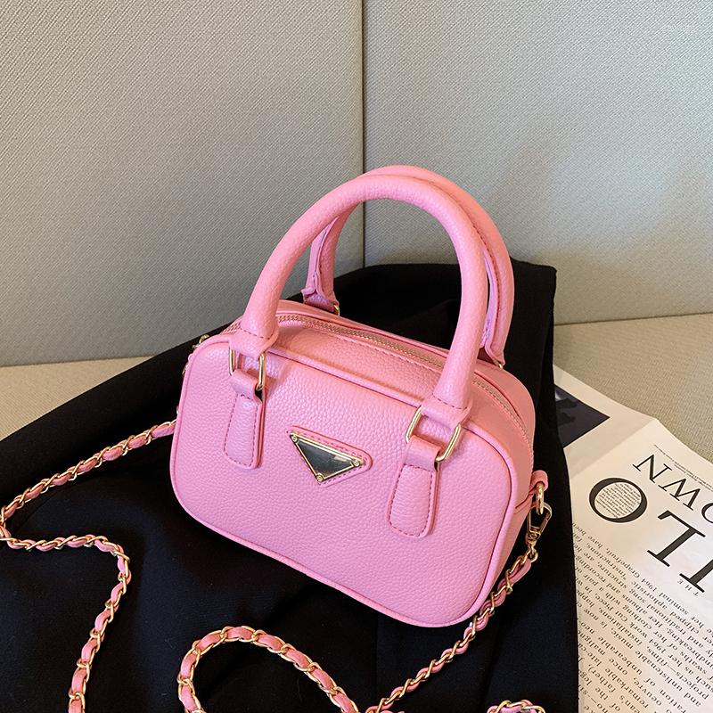 

Shoulder Bags Fashion Ladies Messenger Bag Trend Luxury Handbag Women Smooth Cosmetic Chain One, Beige