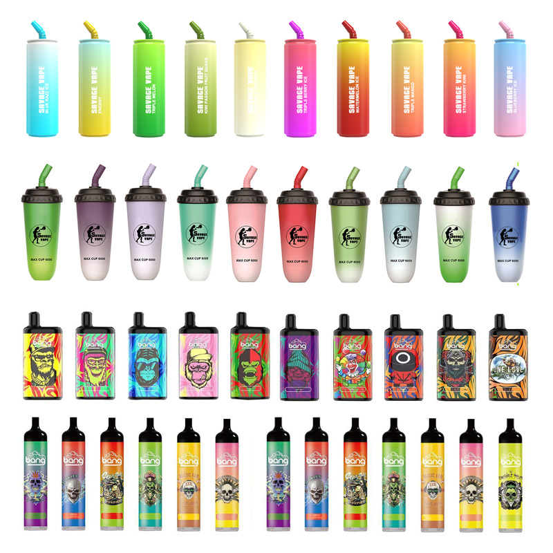 

savage electronic cigarette disposables vapes disposable puff 7000 vape pen cola bottle 8000 puffs max cup 6000 wdg mini cup mesh coil rechargeable bang desechables
