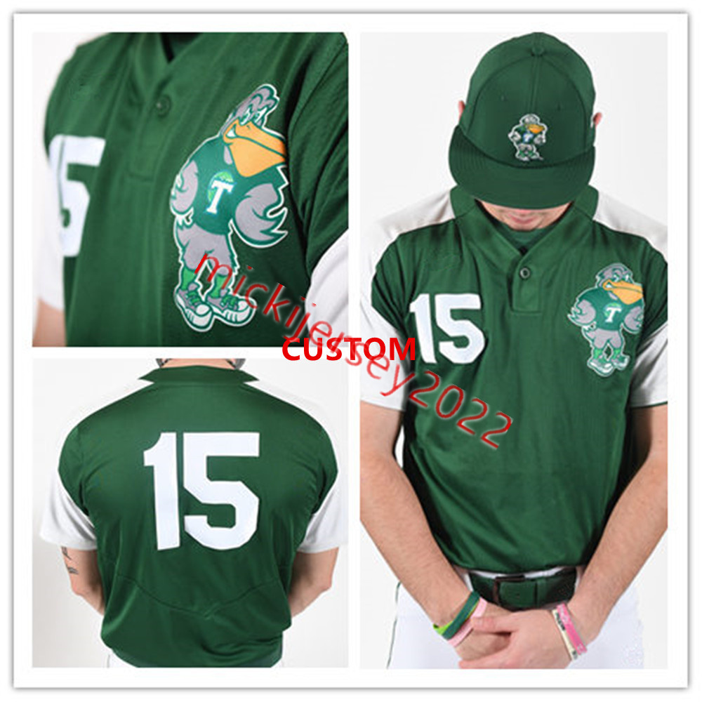 

James Baseball Tulane Baseball Jersey Custom Stitched Youth 45 Brandon Gomes 28 Aaron Loup 26 Rob Segedin 2 Collin Burns 17 Jack Aldrich Tulane Green, Green tlane button