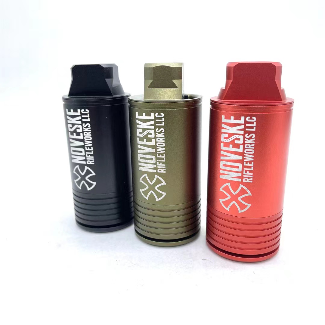 

Tactical Accessories Metal Silencer ldtHK416 jinming 9 Syma M4 Mk18 14mm Reverse Thread with Flash Function