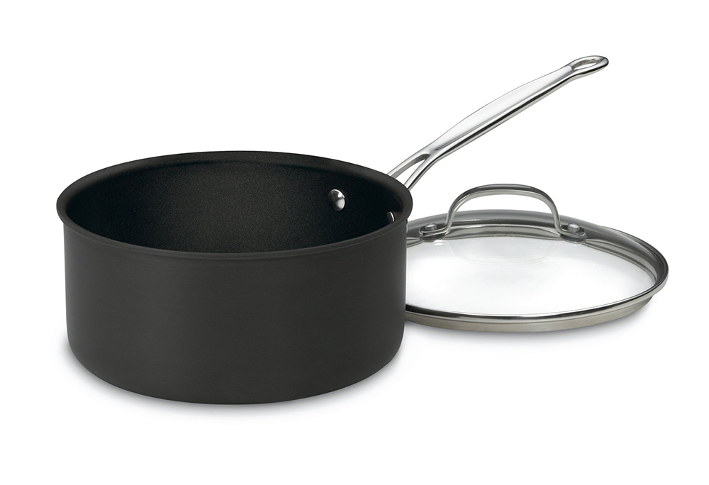 

Classic Non-Stick Hard Anodized 3 Quart. Saucepan with Cover