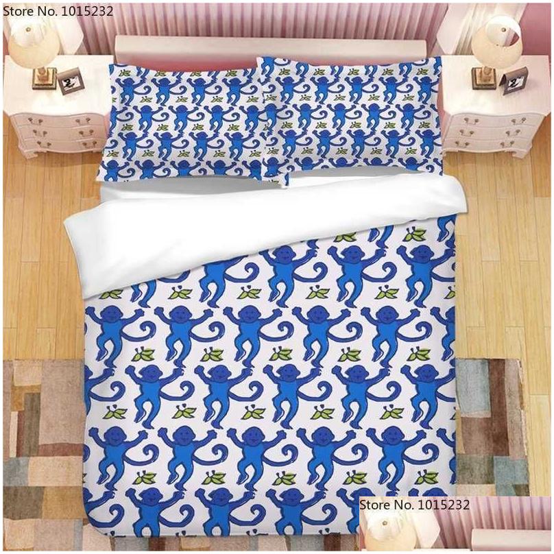 bedding sets pink roller rabbit 3d printed bedding set duvet covers cases comforter bedding set bedclothes bed linen t230217