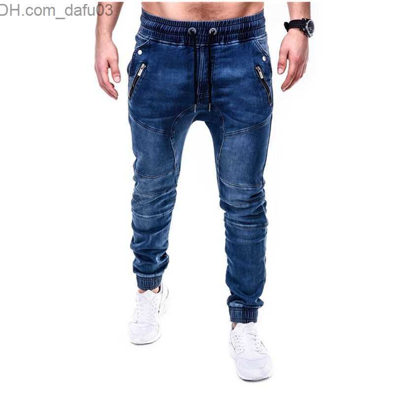 Men's Jeans Jeans sweatpants Brand Men's fashion Military Cargo Pants Multi-pockets Baggy Men Pants Casual Trousers Overalls Pants Jogg-image-890882602