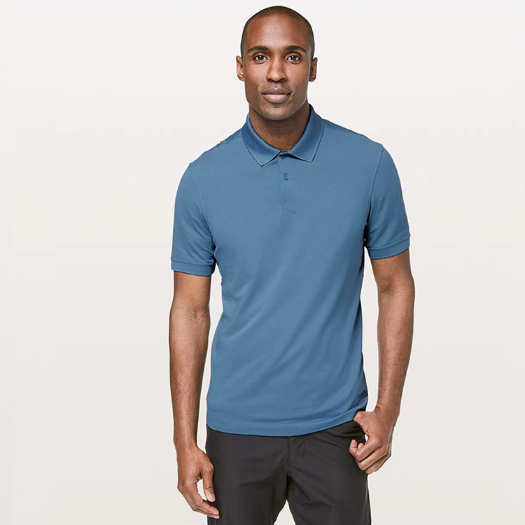 Sports Mens Polo Shirt Mens Quick Dry Sweat-wicking Workout Shrits Top Men Workout Short Sleeve R276-image-890892534