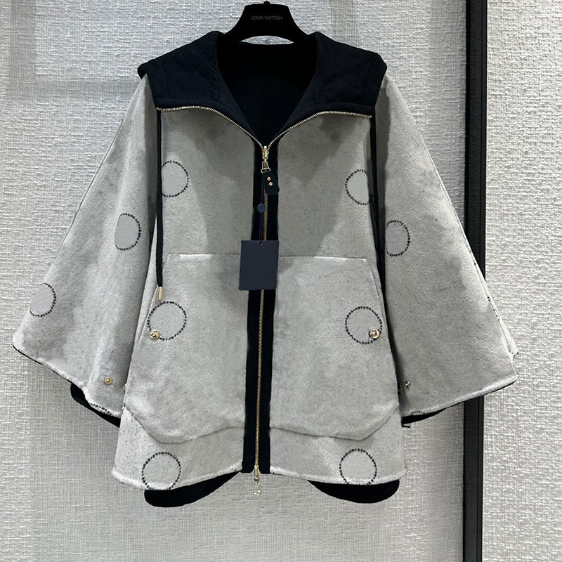 Womens tech fleece Outerwear 23AW Parkas Winderbreaker Fashion Jacket Psychic Elements Overcoat Female Casual Women Clothing 2-Color-image-890875619