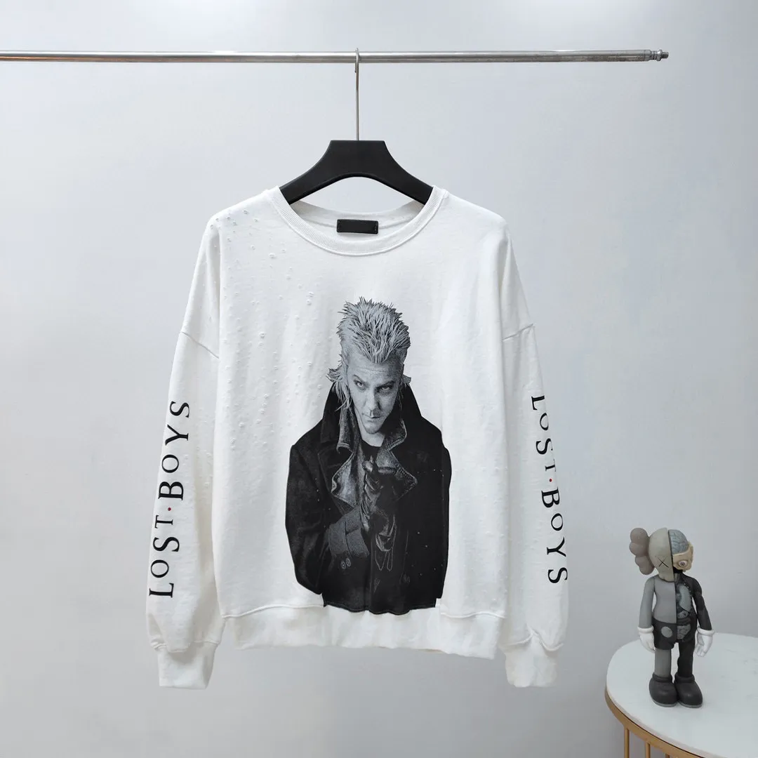 T-shirts Plus pour hommes Polos lettre pull tricoté en automne / hiver 2022 machine à tricoter e détail personnalisé coton col rond w1qd