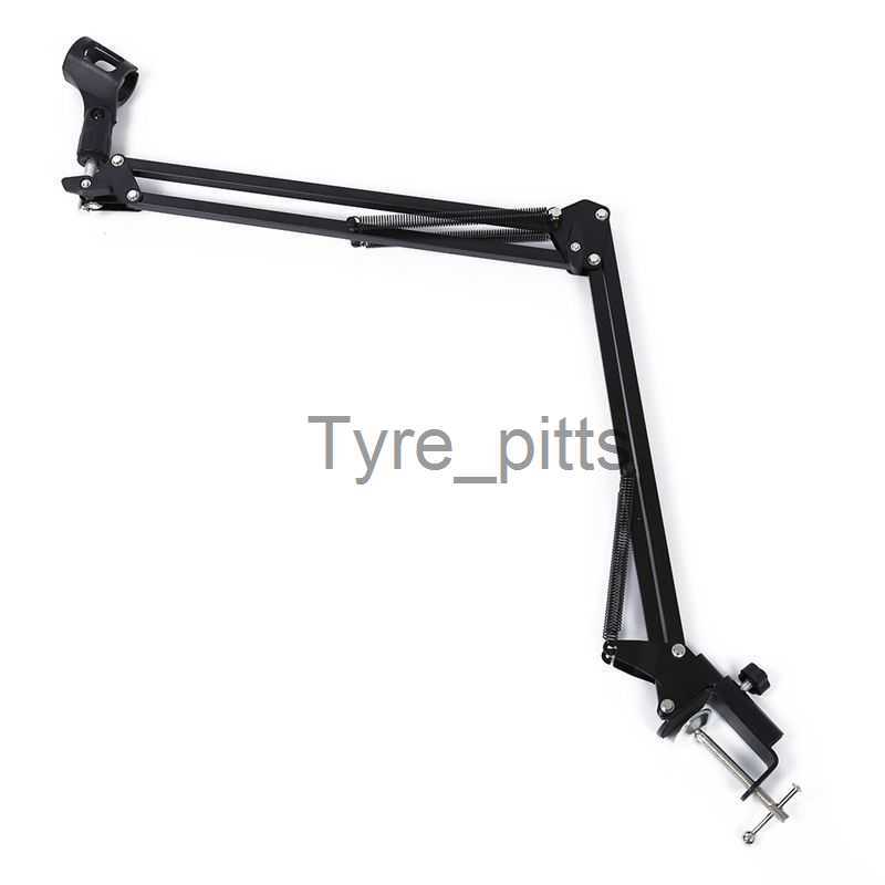 MP3/4 Docks Cradles HFES Extendable Recording Microphone Holder clip Suspension Boom Scissor Arm Mic Stand Bracket For Live Broadcast x0731-image-891023280