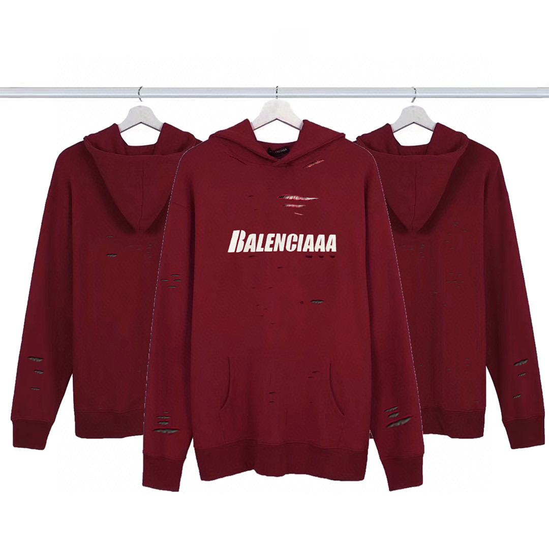 Pulls à capuche grande taille pour hommes en automne / hiver 2022acquard machine à tricoter e Custom jnlarged détail ras du cou coton h3F53