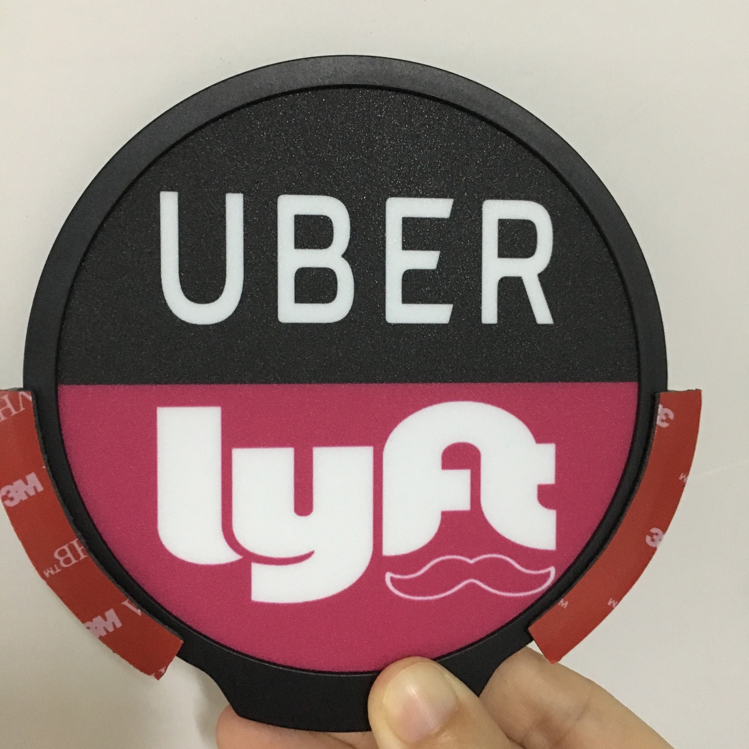 uber lyft sign Led Light Sign Bright Glowing Car Logo Wireless Signs Window for Taxi Driver-image-719656670