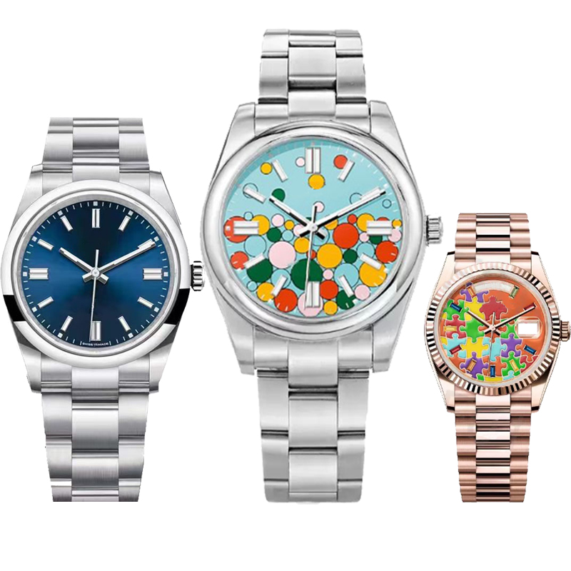 watch for men watches high quality 2813 Movement Mechanical Montre 36mm 41mm Stainless Steel Gliding Watch Buckle new couple Watch Sapphire Luminous waterproof