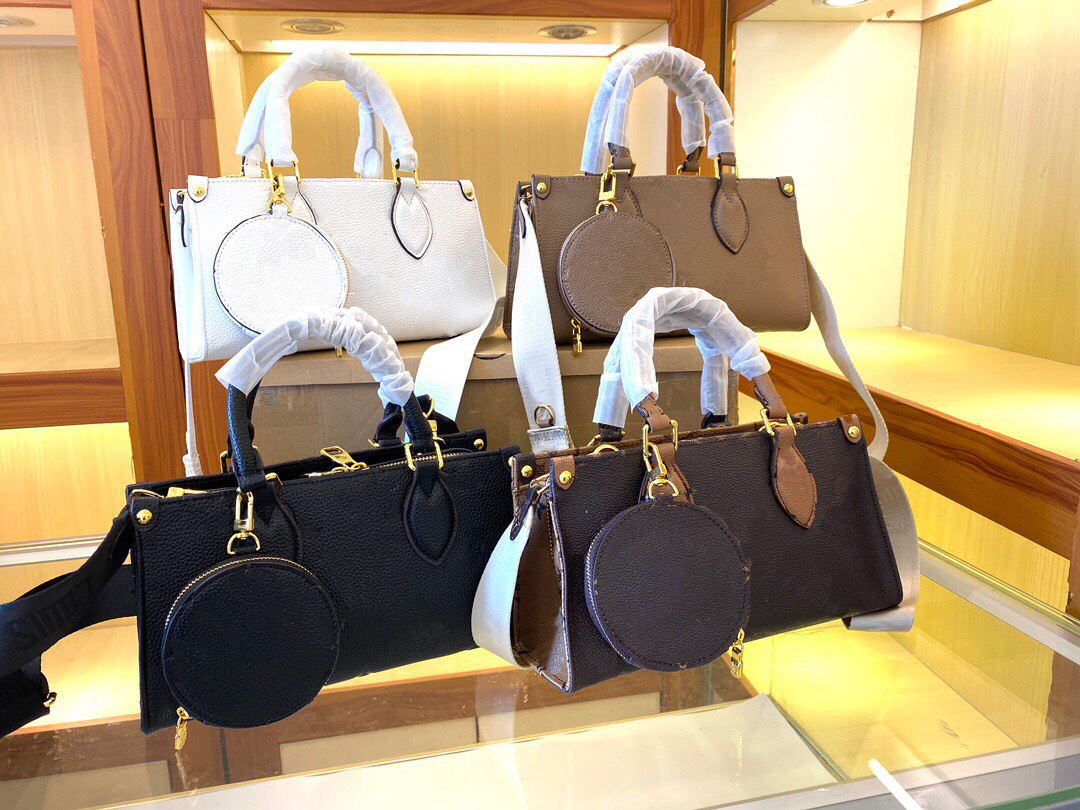 Designers de luxe de haute qualité sur les sacs surthego poignées toron sacs sacs de sac à main messager monogrammes en relief petit sac à bandou