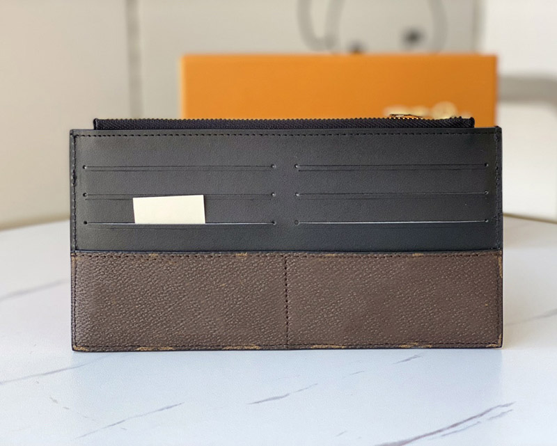 Porte-cartes de crédit femme portefeuille créateur fin pochette pince à billets porte-cartes cuir véritable femme homme multi-emplacements avec b