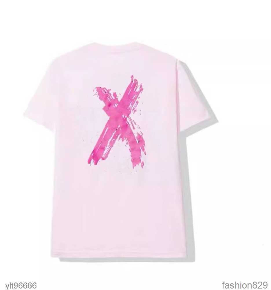 Men's t Shirts Fashion Anti Social Club Cross Print T-shirt Casual Couple Short43333-image-891801762