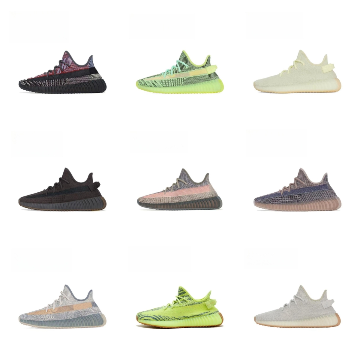 Running shoes 'yeezzy'yezzies'350'Carbon Beluga Beluga 2.0 Beluga Reflective zyon Carbon Zebra Glow in the Dark Semi Frozen Y-image-891681041