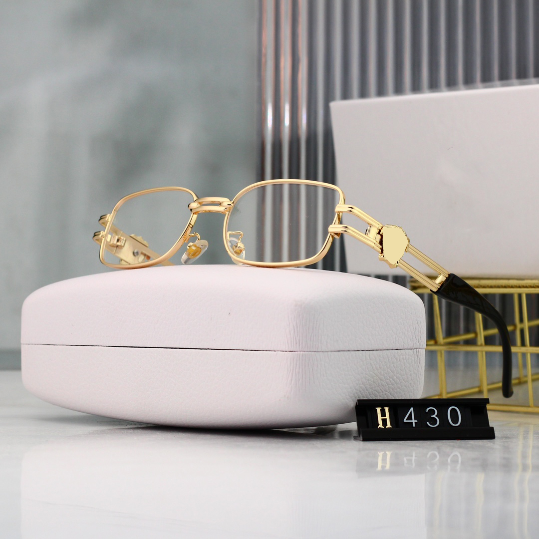 Men Women Classic Brand Retro Sunglasses 2023 Fashion Luxury Designer Eyewear Goggle Metal Square Frame Designers Sun Glasses For Woman 430