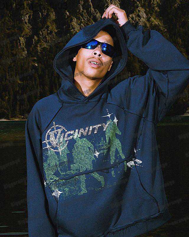 Men's Hoodies Sweatshirts New Gothic Alphabet Printed Hoodie Women's Loose Sweatshirt Men's Y2K Club Coat Zipper Hoodie Autumn Sta-image-891688768