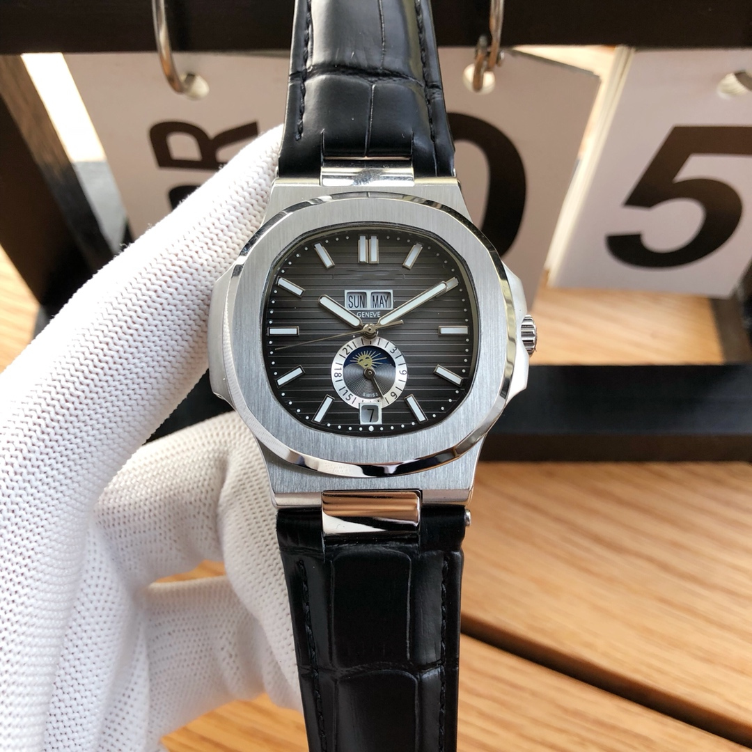 Brand New Men Aquanaut nautilussity 5726 Series wristwatches Men's Automatic Mechanical watches women Luxury Watch Brown Dial Rose Gold Stainle