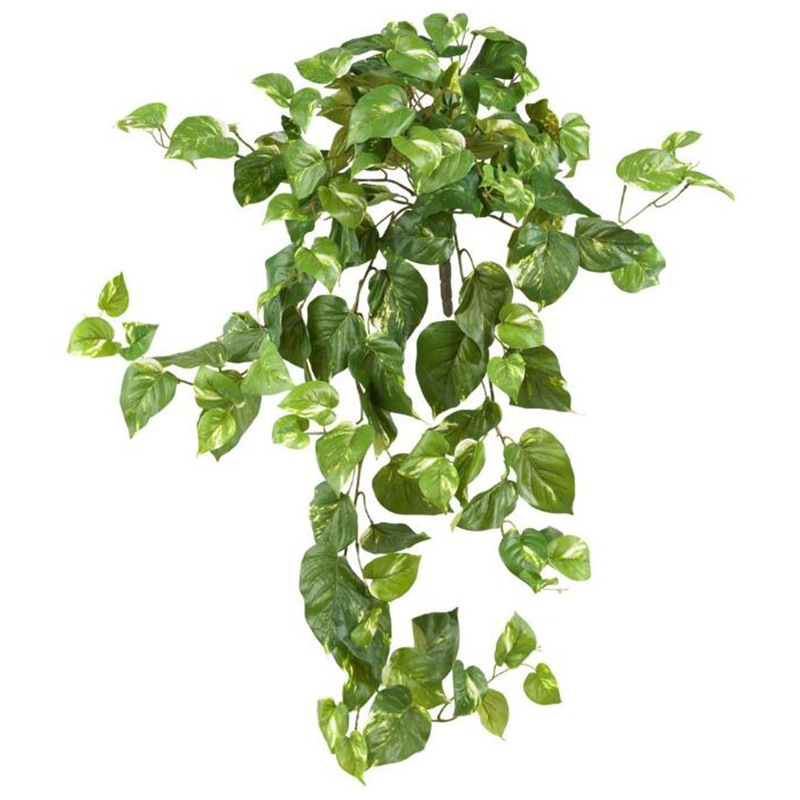 40in Pothos Artificial Plant in Hanging Bush Plant, Set of 3