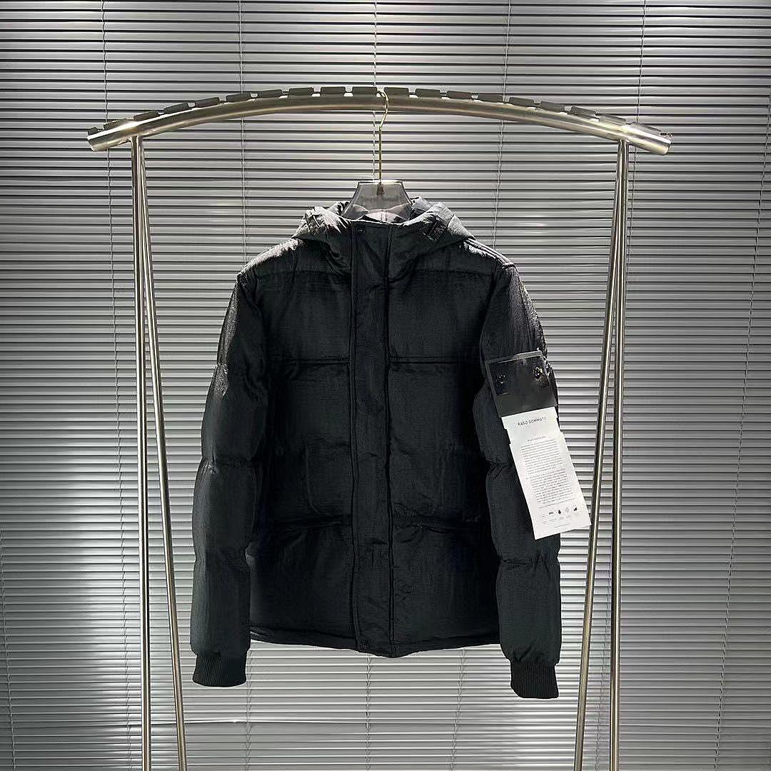 Stones Islenda Puffer Jacket Men Designer Bodywarmer Duck Down Women Topstoney Puff Down Coat Compass Badge Hoodie Stoney Jacket Stone Puffer Jacket