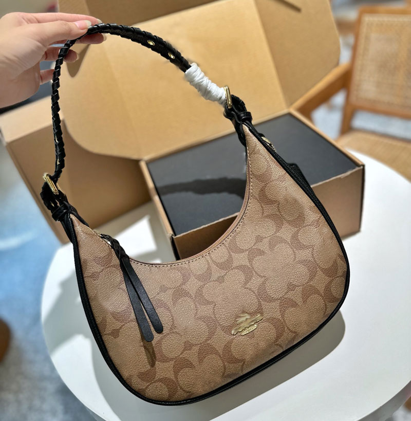 Luxurys shoulder bag women designer bag half moon tote crossbody bag fashion paris handbags baguette zip hobo purse smooth calf leather-image-892535613