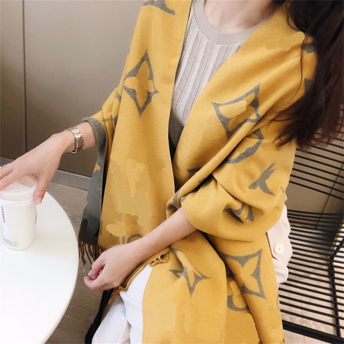 yy2023 New top Women Man Designer Scarf fashion Cashmere Scarves Winter Womens and Long Wraps Size 180 Christmas gift AAA-image-892600650