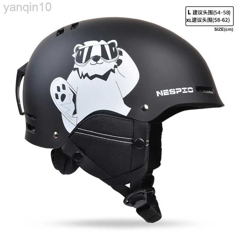 Ski Helmets Ski Helmet Men's and Women's Snowboard Head Ear Protective Gear Adult Warm Breathable Snow Helmet Ski Equipment HKD230808-image-892925367