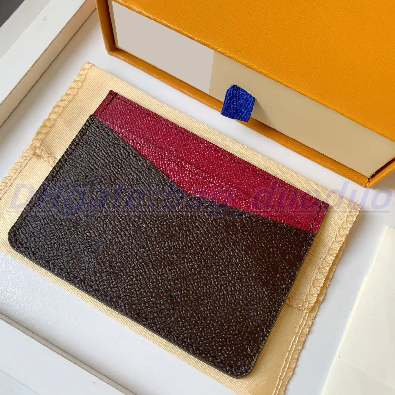 high quality Luxury Designer Bags Wallets Coin Purses Genuine Leather card holder fashion famous Coin Key Pocket Wallet Interior Slot clutch cred