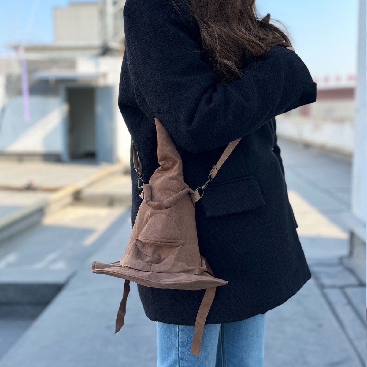 Cartoon Magic Hat Storage Bag Cute Wallet Messenger Bag Tote Bag Woman Man Bag Purses Handbags Crossbody Bag