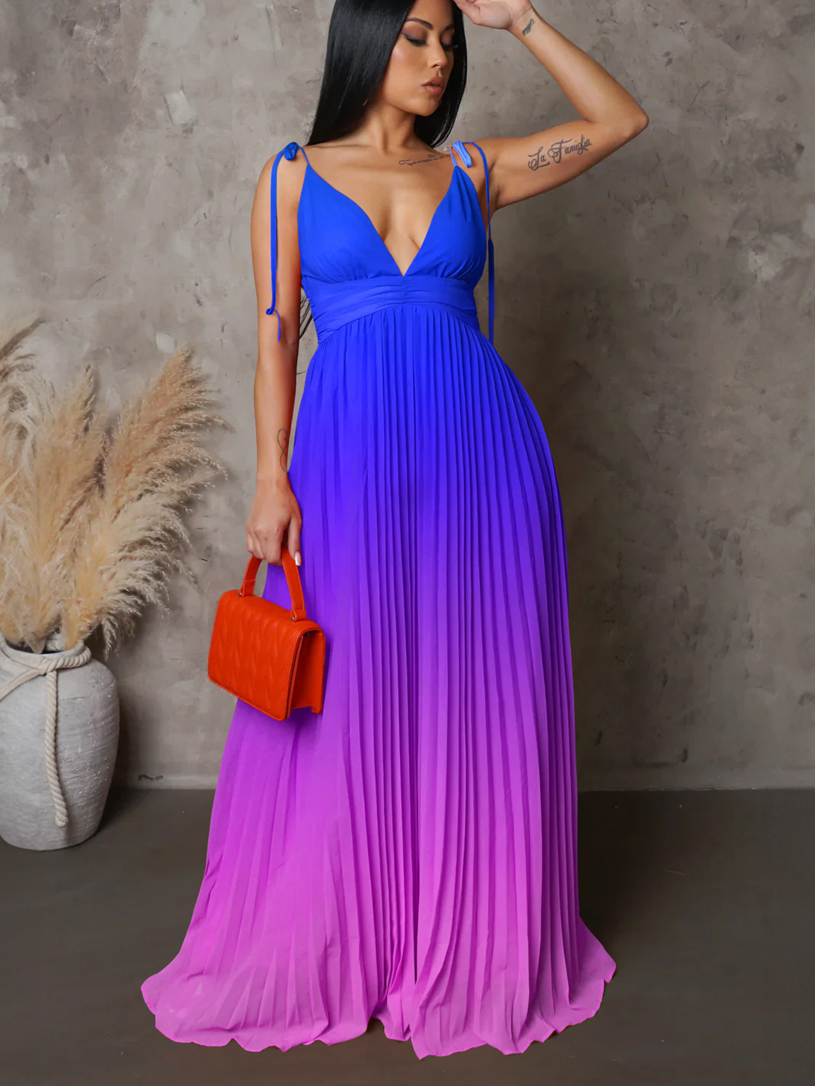 Casual Dresses Halter Sexy Tape-Changing Long Skirt Dress Foreign Trade Dress-image-852922853