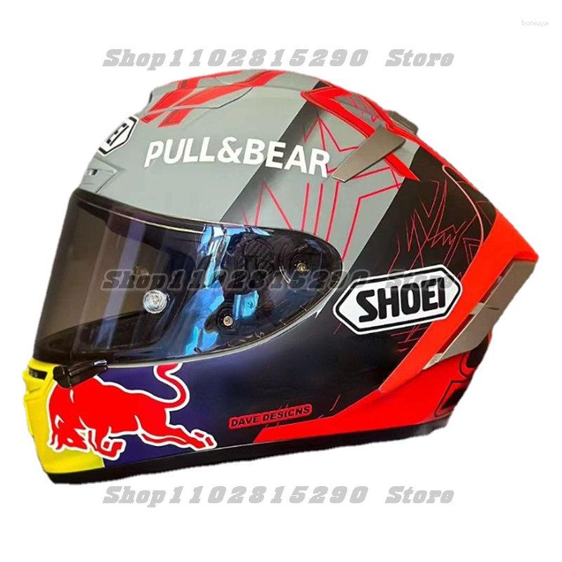 Motorcycle Helmets X-Fourteen Full Face Helmet X14 Black Concept 2.0 Gray Ant Riding Motocross Racing Motobike-image-893437078