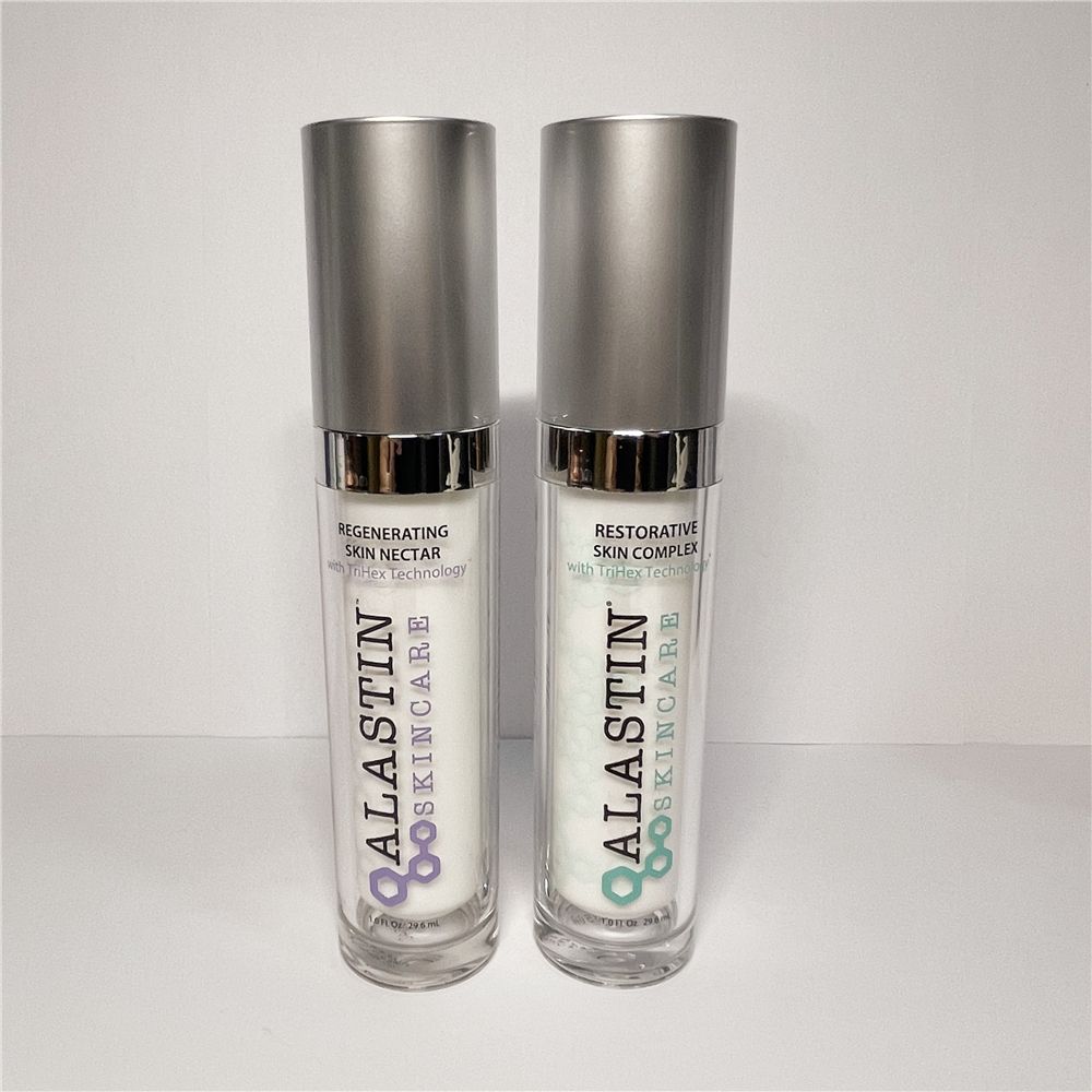 High Quality ALASTIN Skincare Restorative Skin Complex Serum 29.6ml Regenerating Skin Nectar Emollient Cream 1oz Moisturizers Repair Face Care Lotion DHL