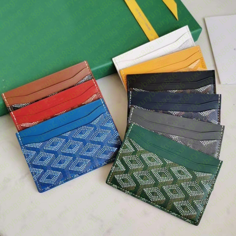 2 Style Marque Designer Porte-cartes avec boîte à main Mode Femmes Sacs à main unisexe Cartes de crédit double face Coin 5 cartes et 7 emplacemen