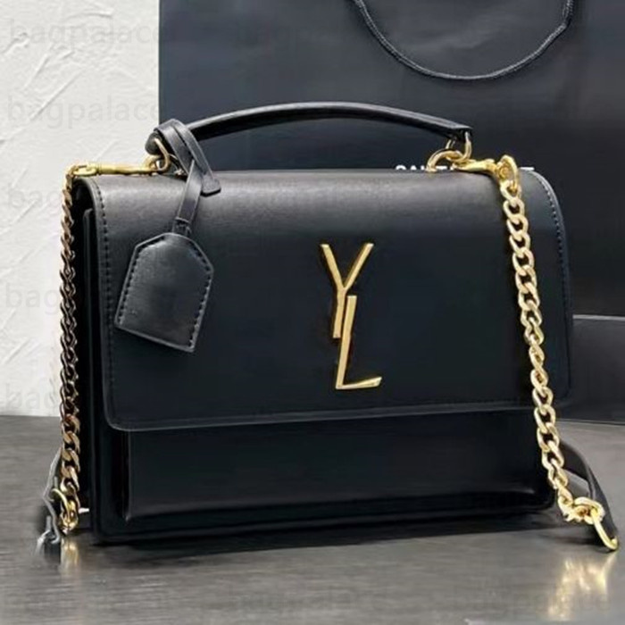 10A Designer Bag Shoulder Bags Luxury Handbags Women's Fashion Bags Y-Shaped Tote Bag Black Calfskin Diagonal Stripes Quilted Gold Chains Flap