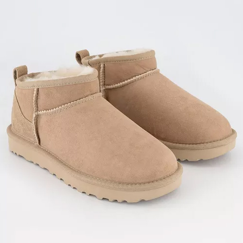 Designer Classic Ultra Mini Boots Tasman Tazz Slippers Goldenstar Evelina Clogs Snow Micro Boot Platform Women Men Fur Sheepskin Chestnut Sand Musta