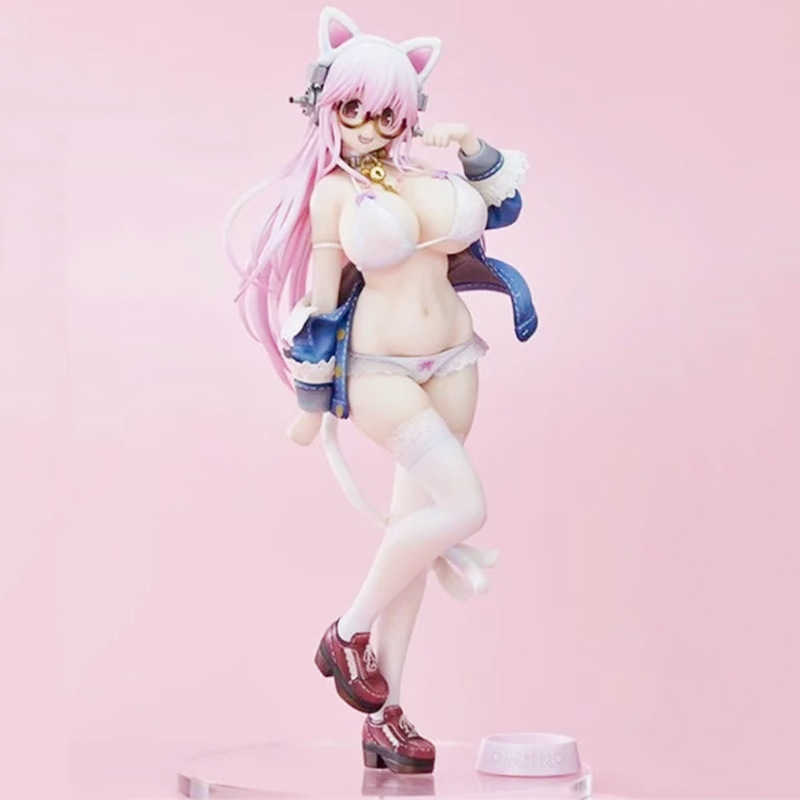 White cat girl two yuan animation hand model desktop decoration wholesale gifts H1105-image-737531639