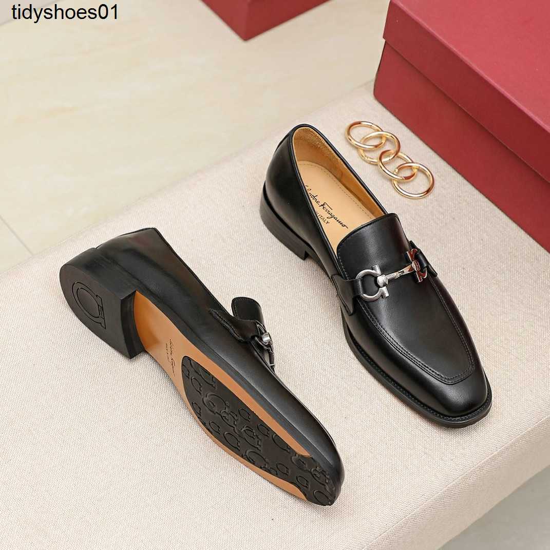s dress shoes spring and summer new moccasin british high end business formal leather men suits lefu ferragamoshoes ferragamos 3LN5