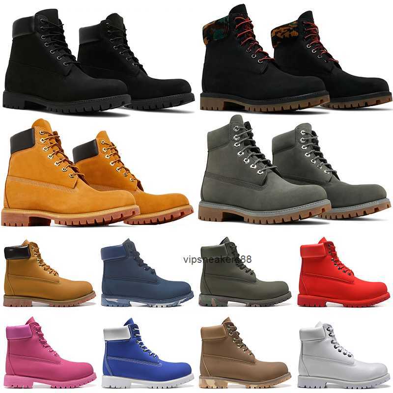 designer boots mens womens shoes martin booties luxury ankle boot cowboy Yellow Wheat Black Red White Men Women Outdoor Sports Platform Sneakers hot