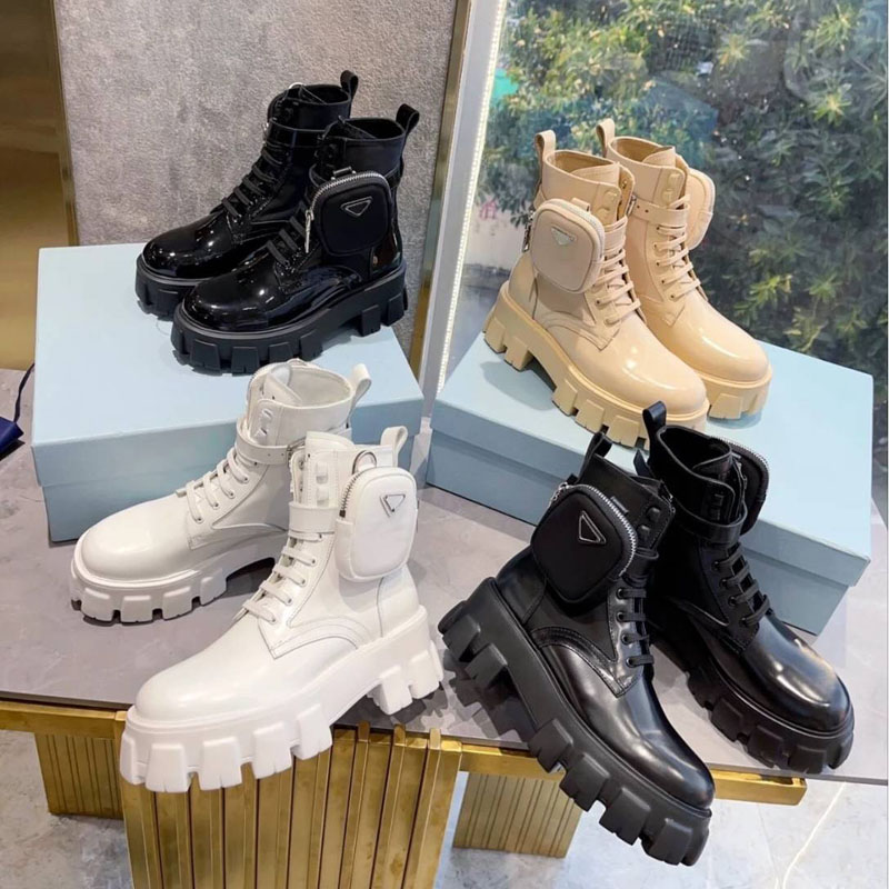 Top quality Fashion Martin Designer Boots Womens shoes Ankle Boot Pocket Black Pr Roman Bootss boodels Inspired Combat White Cowboy Chelsea boot