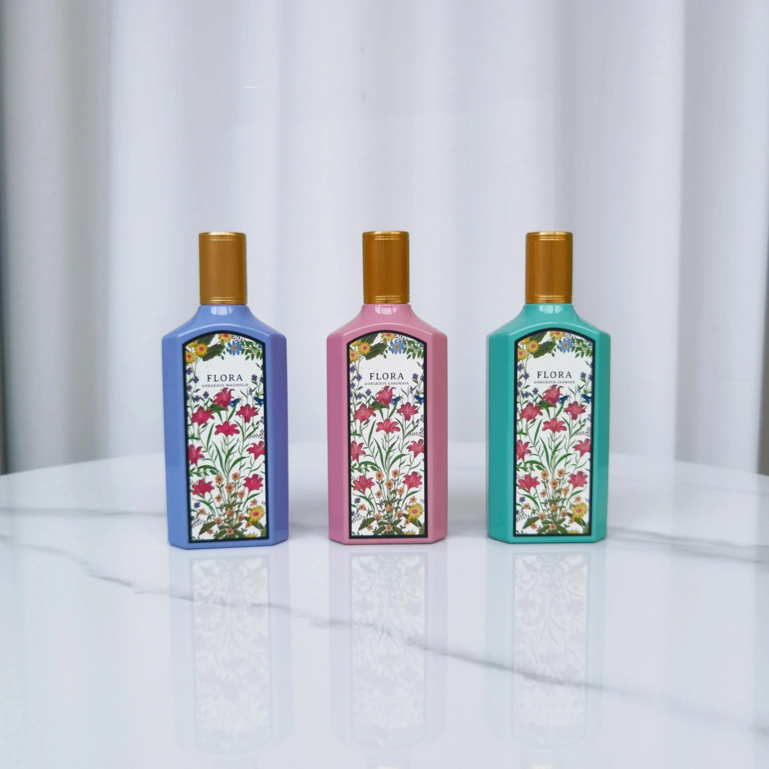 Flora Gorgeous Magnolia perfume for women Jasmine 100ml Gardenia Parfum Fragrance Long Lasting Smell Lady Girl Woman Perfumes Floral Flower Scent-image-820488405