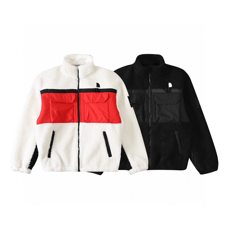 Designer Tech Jackets Winter Fleece Jacket Men Women Thick Warm Down Coats Fashion Classic Couple Lamb Cashmere Coat-image-814255976