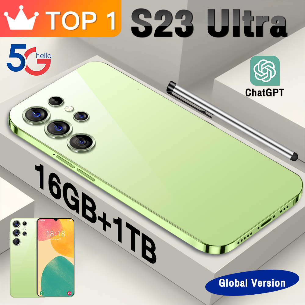 New S23 Super Smartphone 73-inch Full Screen 4G 5G 16TB1TB 7800mah Mobile Global Edition 108MP HD 230812 Phone-image-1105285911