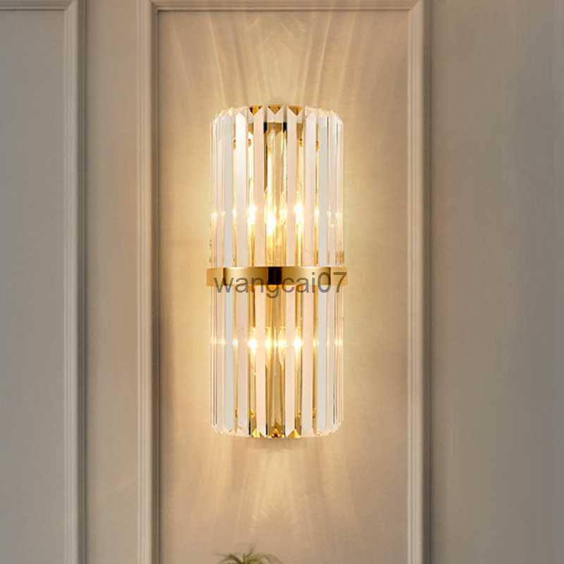 Wall Lamps Modern Wall Lamp Led Crystal Wall Lamps for Living Room Bedroom Corridor Nordic Loft Decor Sconce Bedside Wall Light Fixtures HKD23081-image-894845677