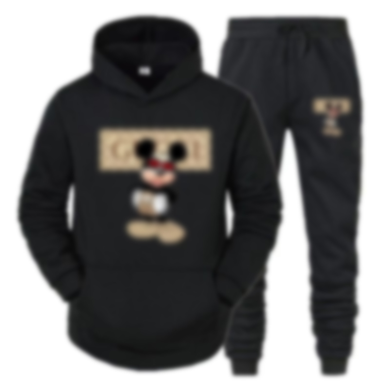 2022 Designer de survêtements pour hommes Nouvel automne Logo personnalisé luxe Vêtements d'entraînement unisexe 2 pièces Jogging Costumes Plain