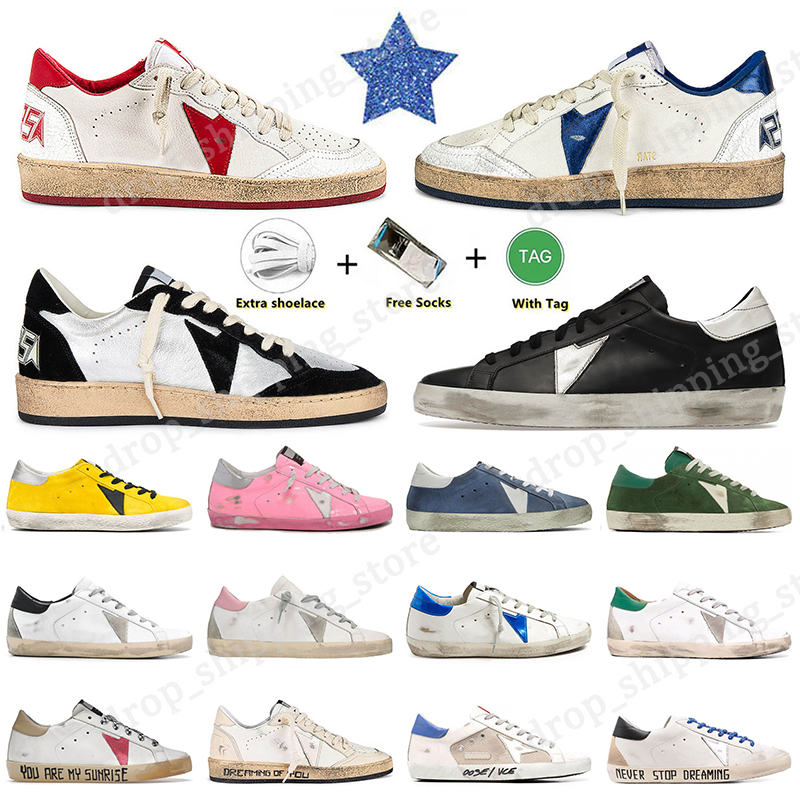 golden goose GGDB superstar Designer Classic Superstar chaussures luxe sneakers Italia loafers ditry dhgates Platform hommes femmes sneakers [cod