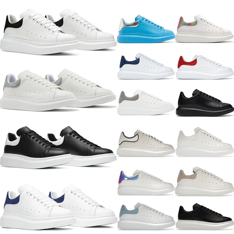 Luxurys Designers shoes over sized Casual mens women velvet black white platforms pink Rainbow outdoor sneakers size 36-45